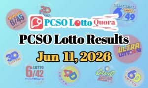 PCSO Lotto Results Jun 11, 2026 (All Draws Today)